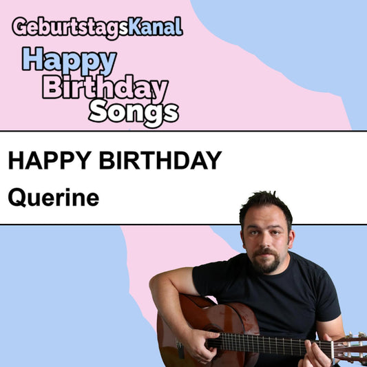 Produktbild Happy Birthday to you Querine mit Wunschgrußbotschaft