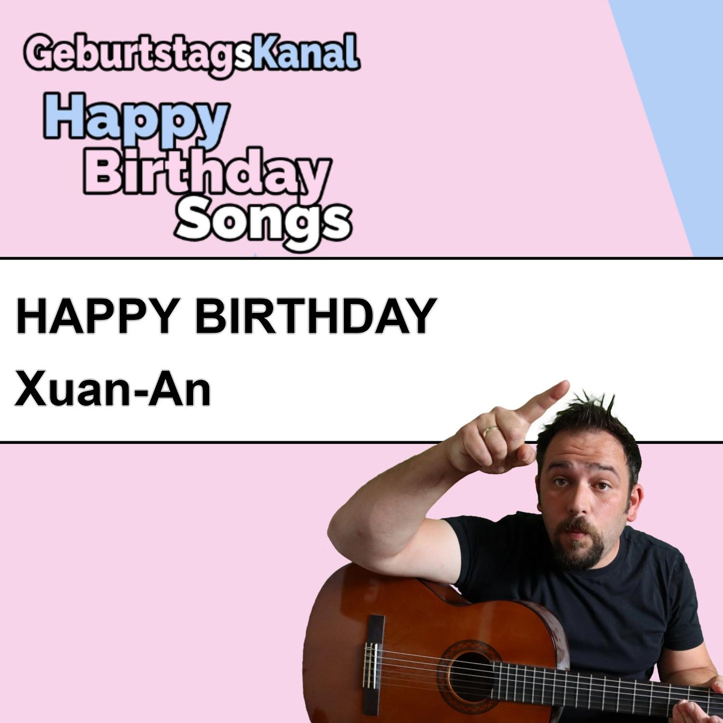 Produktbild Happy Birthday to you Xuan-An mit Wunschgrußbotschaft