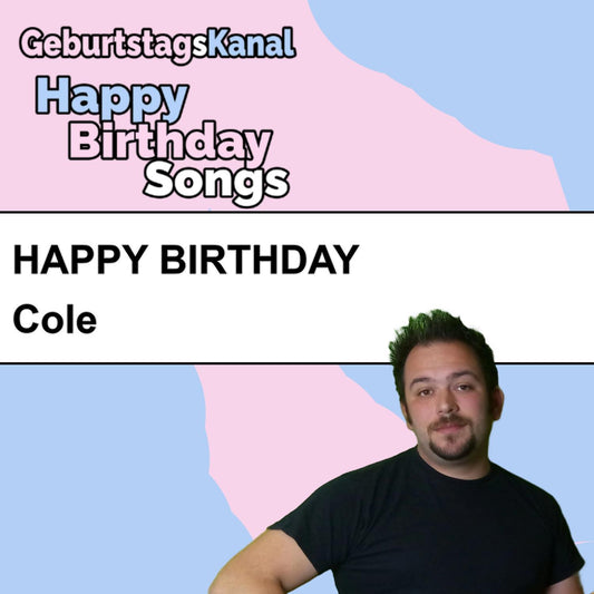 Produktbild Happy Birthday to you Cole mit Wunschgrußbotschaft