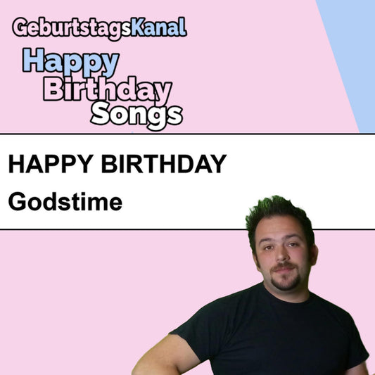 Produktbild Happy Birthday to you Godstime mit Wunschgrußbotschaft