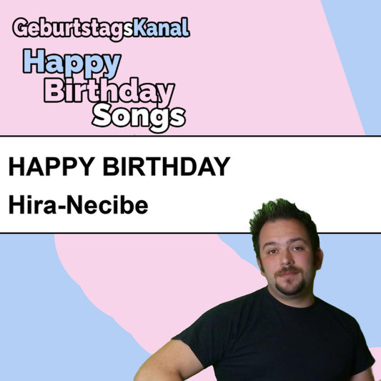 Produktbild Happy Birthday to you Hira-Necibe mit Wunschgrußbotschaft