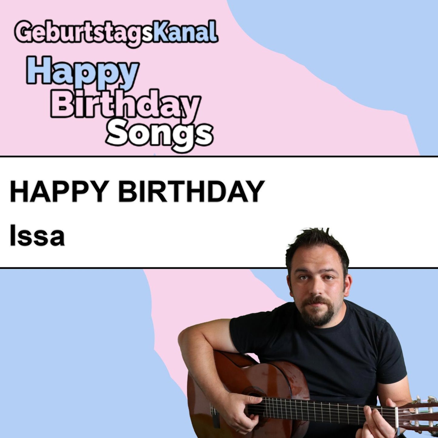 Produktbild Happy Birthday to you Issa mit Wunschgrußbotschaft