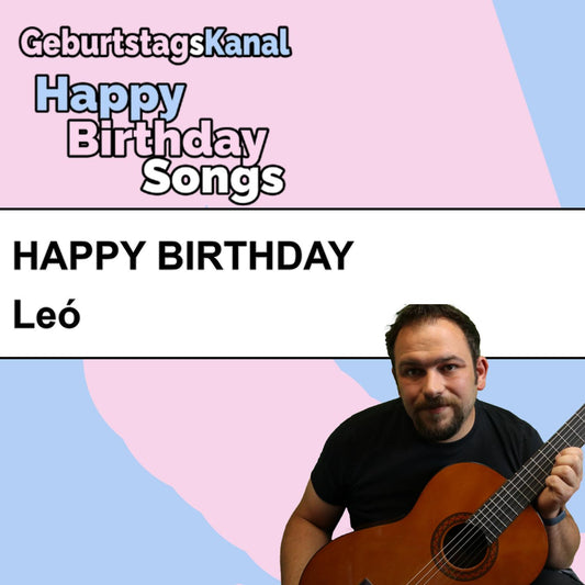 Produktbild Happy Birthday to you Leó mit Wunschgrußbotschaft