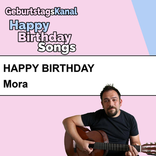 Produktbild Happy Birthday to you Mora mit Wunschgrußbotschaft