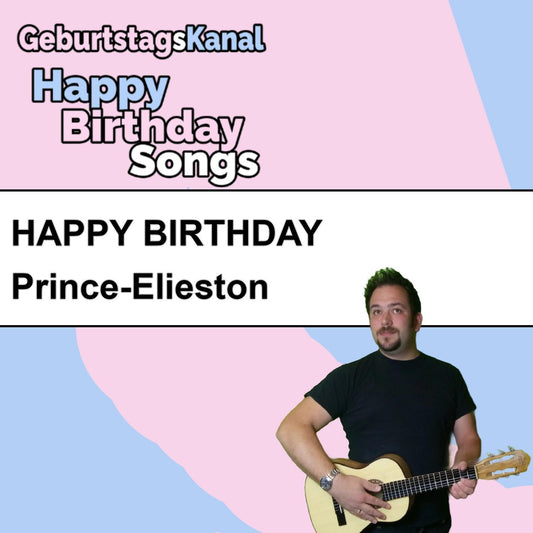 Produktbild Happy Birthday to you Prince-Elieston mit Wunschgrußbotschaft