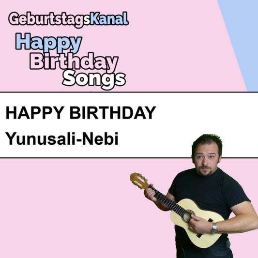 Produktbild Happy Birthday to you Yunusali-Nebi mit Wunschgrußbotschaft